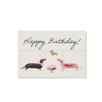 Armband-Karte: Alles Gute zum Geburtstag Dackel
