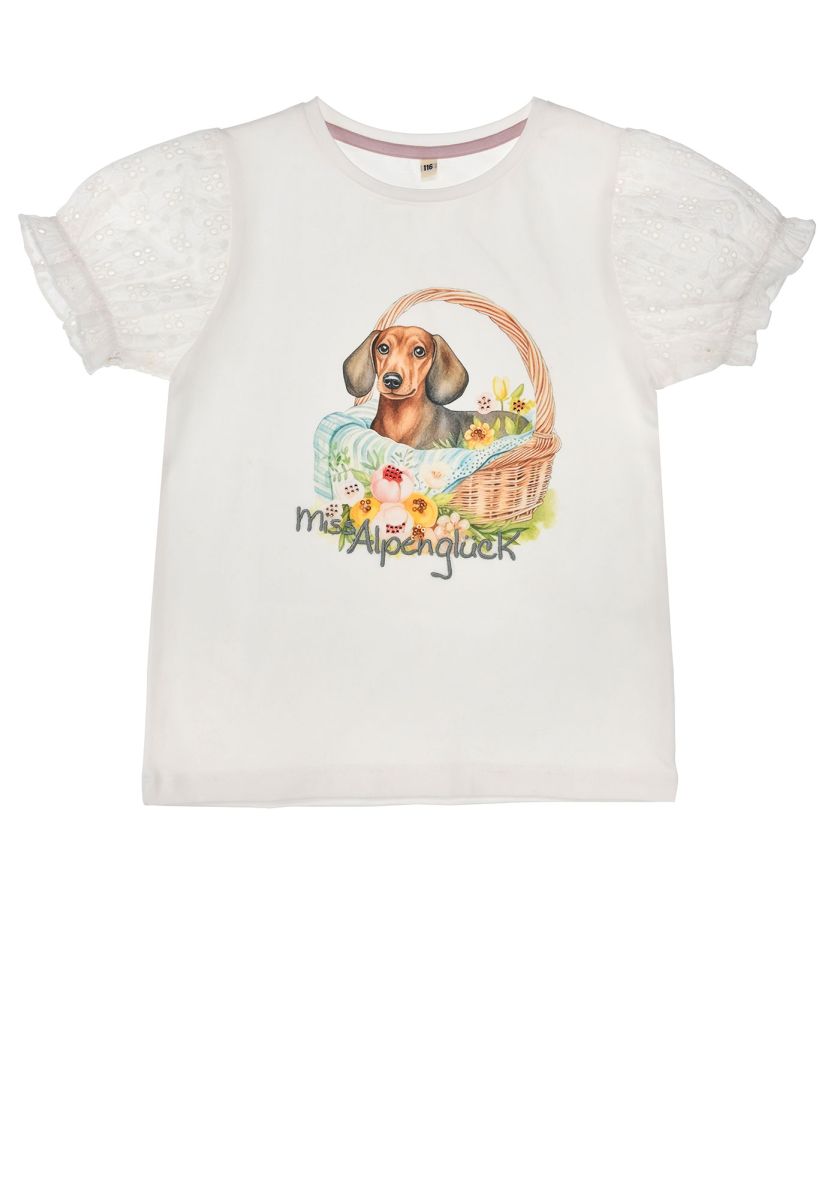 Kinder-T-Shirt "Miss Dackelglück"