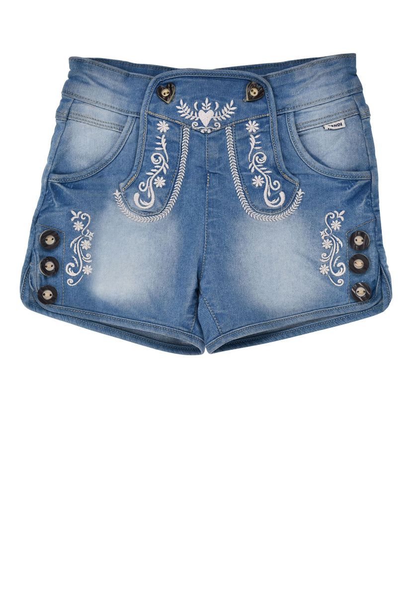 Jeansshort "Herzerl"