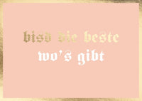Postkarte Bayern - bisd die beste wo's gibt