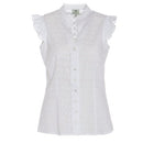 Berwin & Wolff Besticke ärmellose Bluse mit Stehkragen