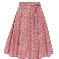 Berwin Tellerrock mit Schleife koralle