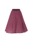 Berwin Tellerrock Ornamentdruck beere