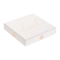 Geschenkset - Halskette-Armband-Ohrstecker - rosévergoldet - Mandala des Glücks