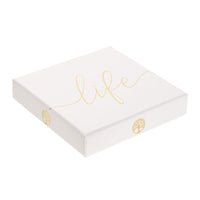 Geschenkset - Halskette-Armband-Ohrstecker - vergoldet - Baum des Lebens