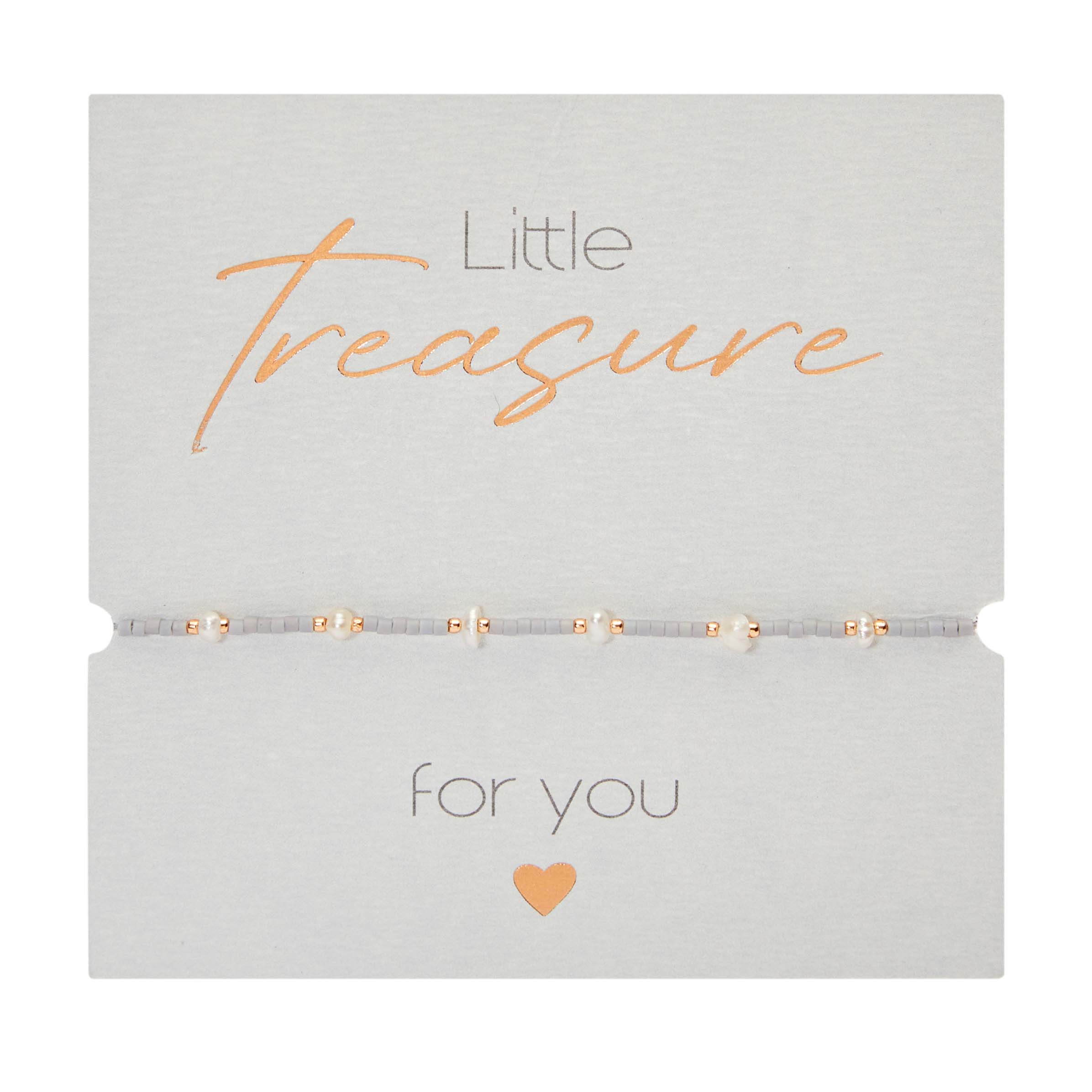 Armband - "Little Treasure" - Grau