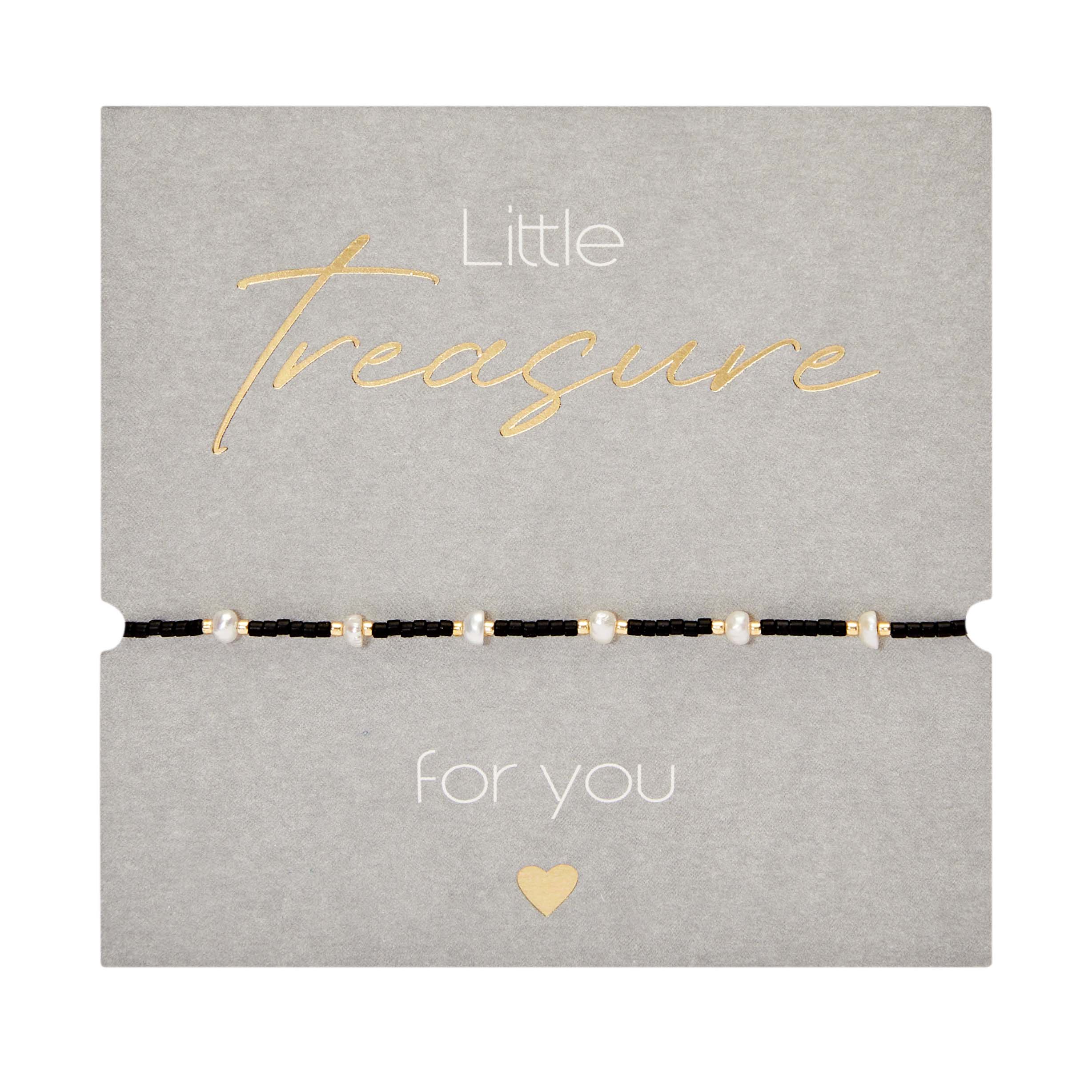 Armband - "Little Treasure" - Schwarz