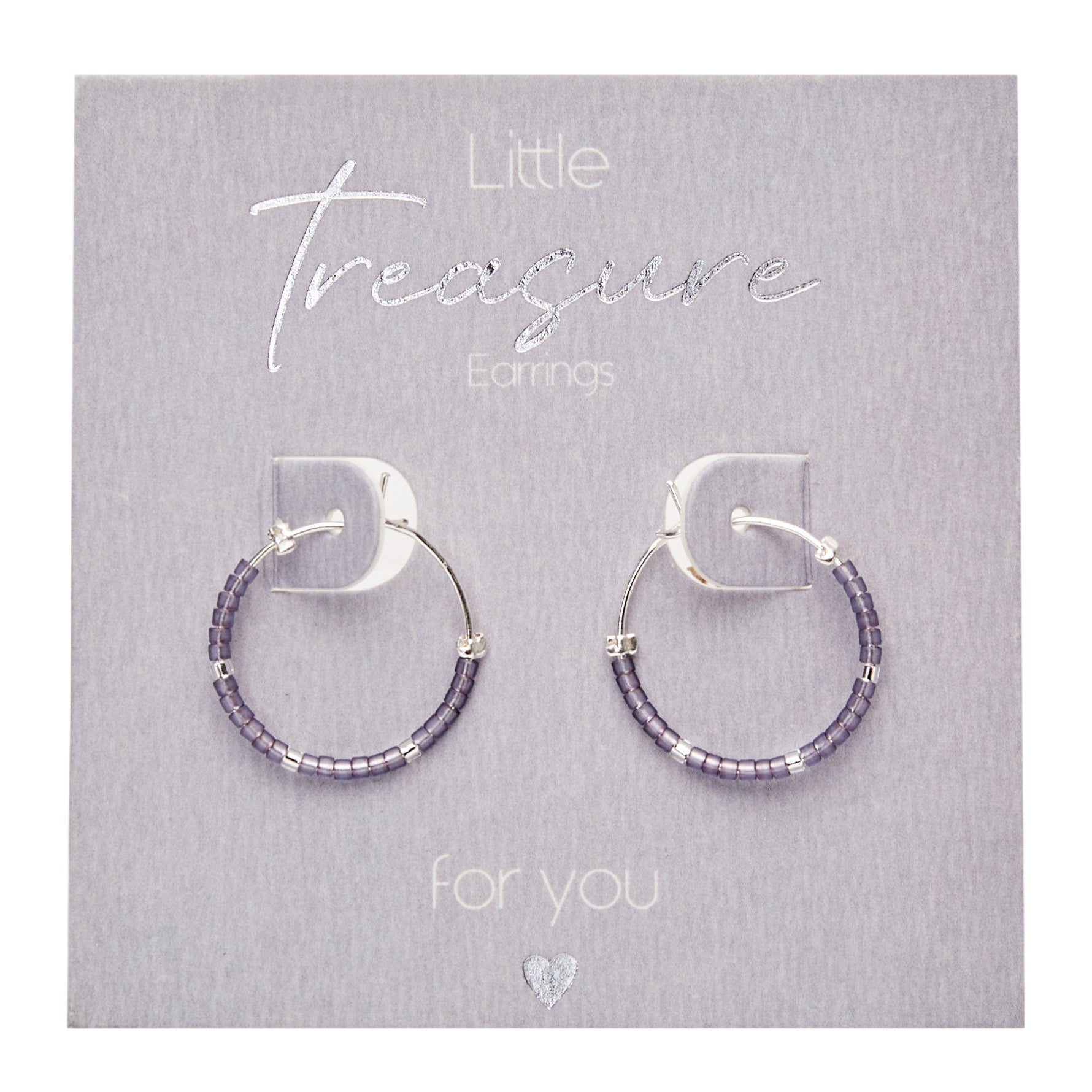 Ohrringe - "Little Treasure" - Lila