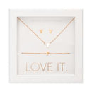 Geschenkset Love it. - rosévergoldet - Engel