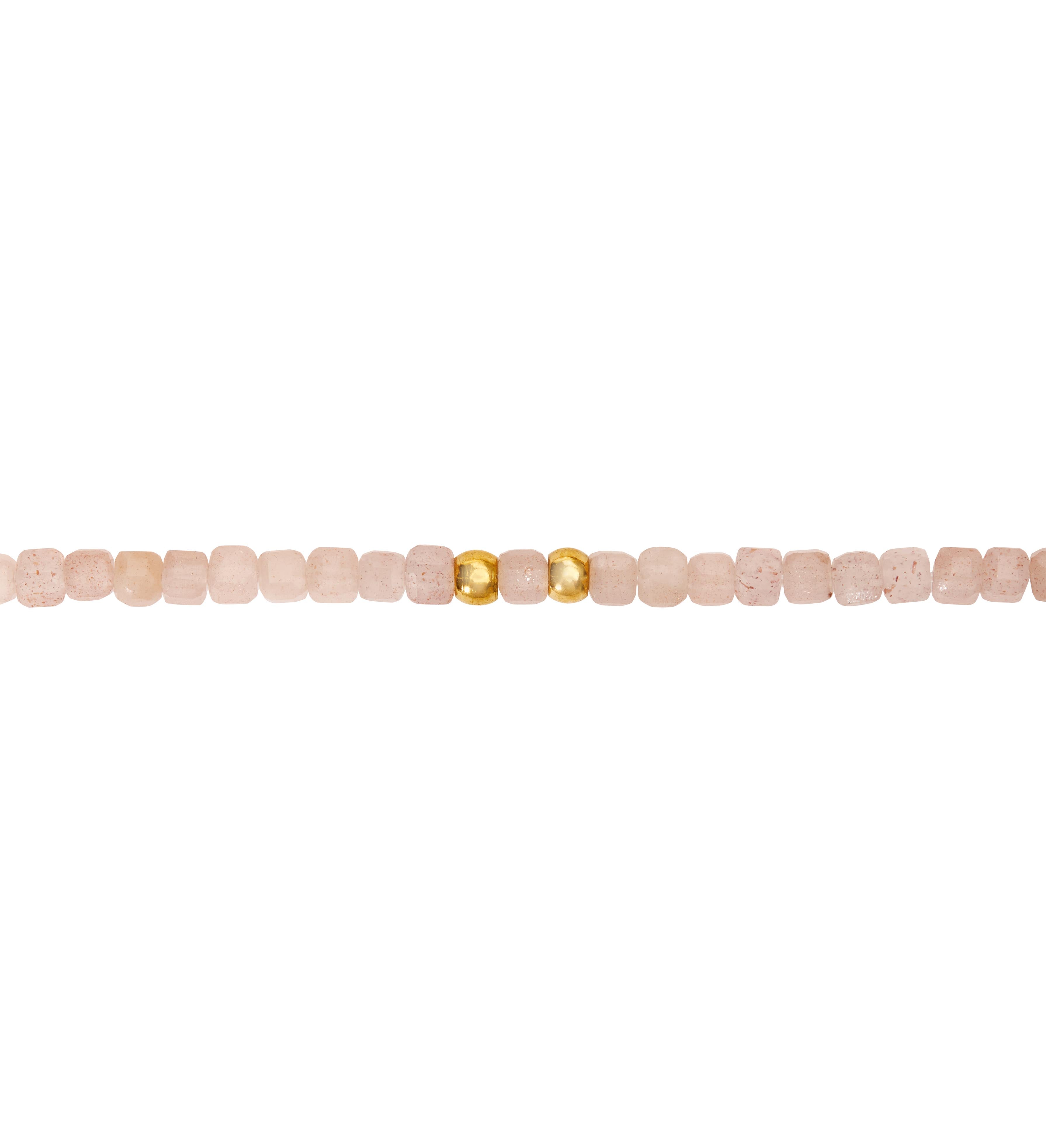 Armband - "Harmony of nature" - Sonnenstein - vergoldet