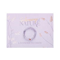 Ring - "Harmony of nature" - Lavendel Fluorit - rosévergoldet