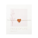 Armband Piece of Life - Edelstahl - Herz