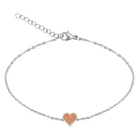 Armband Piece of Life - Edelstahl - Herz