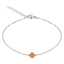 Armband Piece of Life - Edelstahl - Kleeblatt