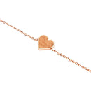 Armband Piece of Life - rosévergoldet - Herz