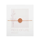 Armband Piece of Life - rosévergoldet - Kreis