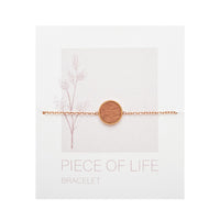 Armband Piece of Life - rosévergoldet - Kreis