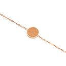 Armband Piece of Life - rosévergoldet - Kreis