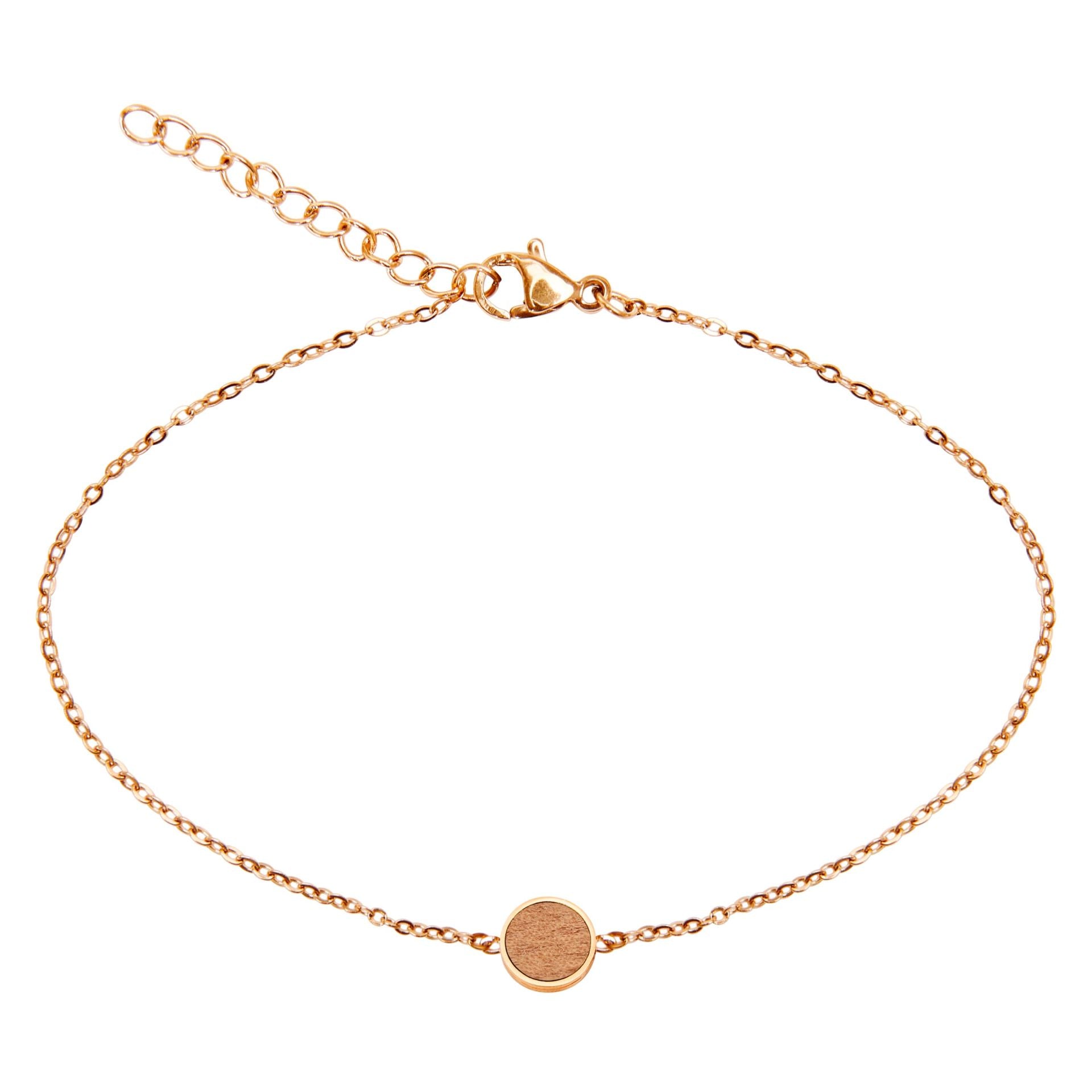 Armband Piece of Life - rosévergoldet - Kreis
