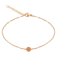 Armband Piece of Life - rosévergoldet - Kreis