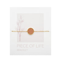 Armband Piece of Life - vergoldet - Kreis
