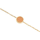 Armband Piece of Life - vergoldet - Kreis