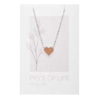 Halskette Piece of Life - Edelstahl - Herz