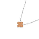 Halskette Piece of Life - Edelstahl - Kleeblatt
