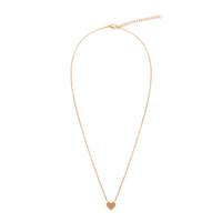 Halskette Piece of Life - rosévergoldet - Herz