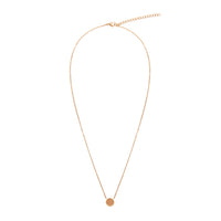 Halskette Piece of Life - rosévergoldet - Kreis