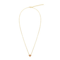 Halskette Piece of Life - vergoldet - Herz