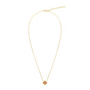 Halskette Piece of Life - vergoldet - Kleeblatt