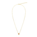 Halskette Piece of Life - vergoldet - Kreis