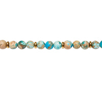 Armband - "Joyful Spirit" - Aqua Terra Jaspis Blue