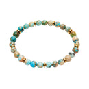 Armband - "Joyful Spirit" - Aqua Terra Jaspis Blue