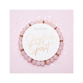 Armband - "Joyful Spirit" - Rosenquarz