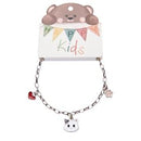 Armband - "Happy Kids" - 3 Anhänger - Katze