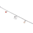 Armband - "Happy Kids" - 3 Anhänger - Katze