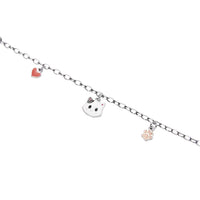 Armband - "Happy Kids" - 3 Anhänger - Katze