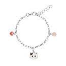 Armband - "Happy Kids" - 3 Anhänger - Katze