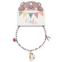 Armband - "Happy Kids" - 3 Anhänger - Pferd