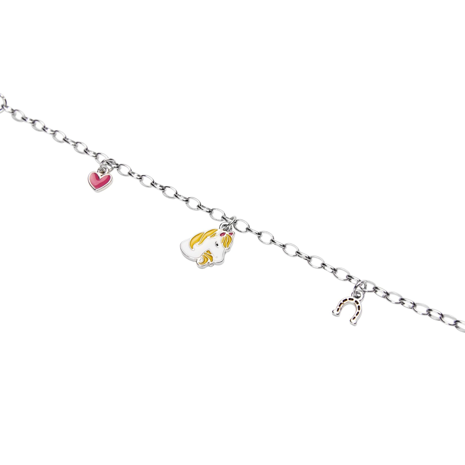 Armband - "Happy Kids" - 3 Anhänger - Pferd
