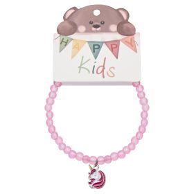 Armband - "Happy Kids" - Kugel - Einhorn