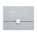 Armband - Your Flower - Edelstahl - Narzisse - März