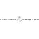 Armband Your Flower - Edelstahl - Veilchen - Februar
