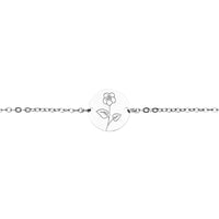 Armband Your Flower - Edelstahl - Veilchen - Februar