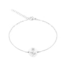 Armband Your Flower - Edelstahl - Veilchen - Februar