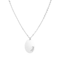 Halskette Your Flower - Edelstahl - Veilchen - Februar