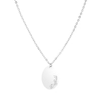 Halskette Your Flower - Edelstahl - Narzisse - März