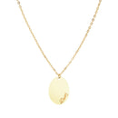 Halskette Your Flower - vergoldet - Gänseblümchen - April